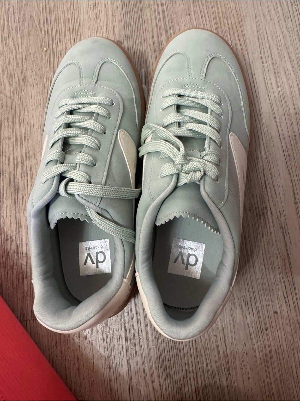 Mint Green Retro Sneakers